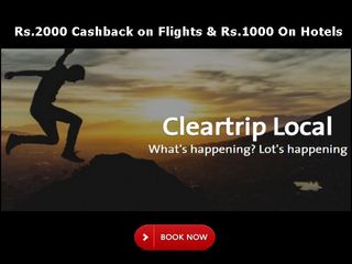 NO HIDDEN SURPRISES! At Cleartrip Rs.2000 Cashback on Flights & Rs.1000 On Hotels
