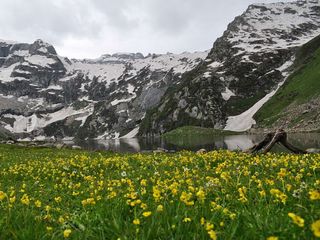 Trek in the majestic landscape of Harmukh peak !