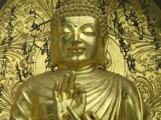 At the Japanese Temple in Darjeeling!