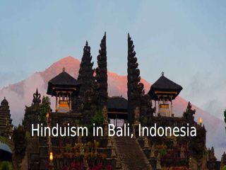 Unique form of Hinduism, Temples in Bali