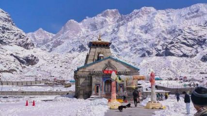 Difficulty For Pilgrims: Orange Alert In Uttarakhand, Kedarnath Is Having Continuous Snowfall