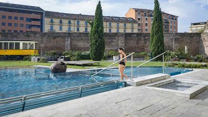 A Spa amid Thunderstorms and lightening in Italy!- Termemilano 