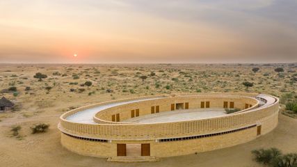 Beating The Heat In Style: Discover India's Coolest School Amid The Thar Desert