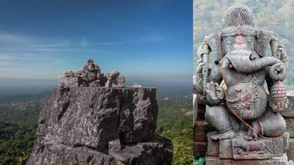A Hidden temple dedicated to the Elephant god inside the woods…. 