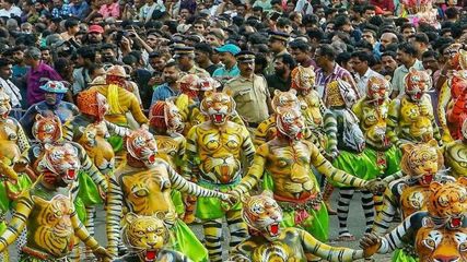 The Tradition Of Pulikkali: A Colorful Spectacle To Mark The End Of Onam Celebrations 2023