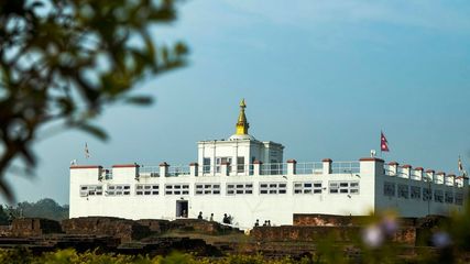 Walk Through the Path of Buddha at Lumbini, Nepal