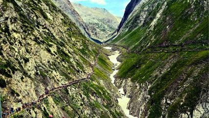 New Motorable Road to Amarnath Cave Shrine Sparks Debate and Concerns