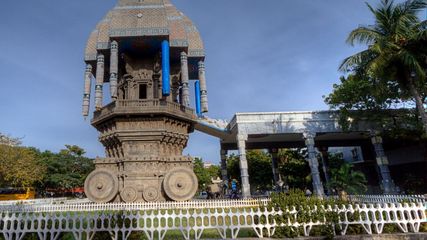 Exploring the architectural marvel of Valluvar Kottam in Chennai's heart