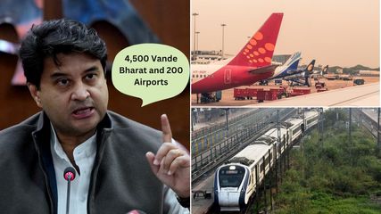 Jyotiraditya Scindia Unveils Vision 2047: 4,500 Vande Bharat Trains and 200 Airports For India