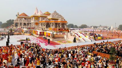 Six more temples are to be built within the Ayodhya Ram Mandir complex