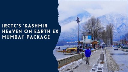 IRCTC's 'Kashmir Heaven on Earth Ex Mumbai' Package, Embracing Snowfall Bliss in the Valley
