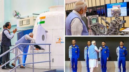 Gaganyaan Mission: PM Modi Unveils Gaganyaan Astronauts and Inaugurates Key ISRO Facilities