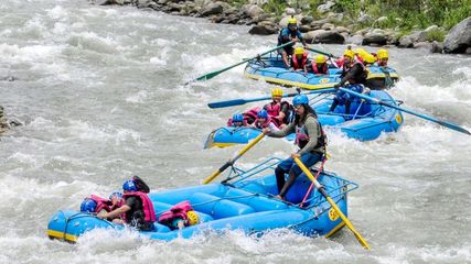 Adventure calling in North East India as river rafting resumes in the Teesta River