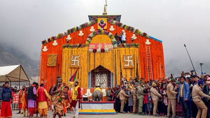Kedarnath Temple Opening Marks Start Of Char Dham Yatra