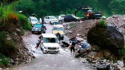 Over A Thousand Tourists Evacuated From Landslide-Hit Sikkim