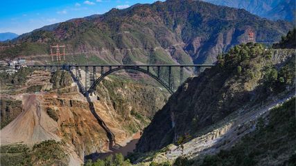 Now Travel via the World's Highest Chenab Rail Bridge in J&K; Train Services to Begin Soon