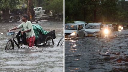 Delhi Rain Update: IMD Predicts Continued Heavy Rainfall, Watch Videos of Waterlogged Streets
