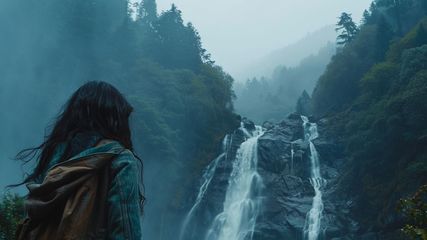 Local Tourism Flourishes At Kumbhavade Waterfalls Amidst Nature's Bounty