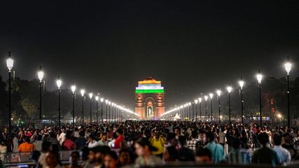 Delhi's Iconic Landmarks Light Up In Celebration Of Independence Day