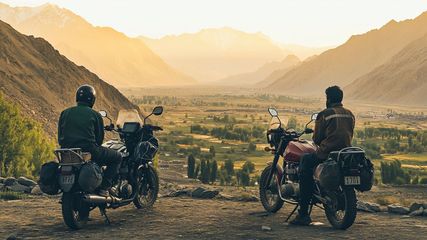Bike Ride in Ladakh: A Journey Under the Mighty Mountains and Infinite Sky