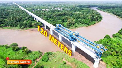 New Bridge Completion Accelerates Mumbai-Ahmedabad Bullet Train