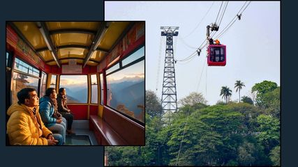Sikkim Unveils India’s Longest Ropeway: Dhapper-Bale-Dhunga Ropeway Opens to Tourists