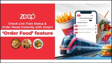 Check Live Train Status and Order Meals Instantly with Zoop's ‘Order Food' Feature