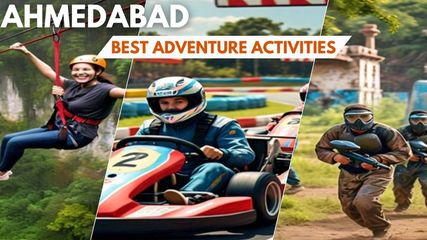 6 Spots in Ahmedabad for Best Adventure Activities: Paragliding, Go-karting, zip lining..
