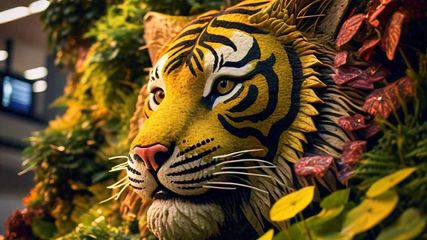 Bengaluru Kempegowda Airport Unveils 'Tiger Wings': A 15,000-Plant Vertical Garden