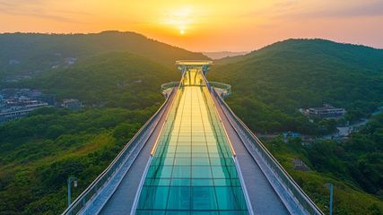 Visakhapatnam to Get India’s Longest Glass Skywalk Bridge With zip-lines, sky-cycling tracks