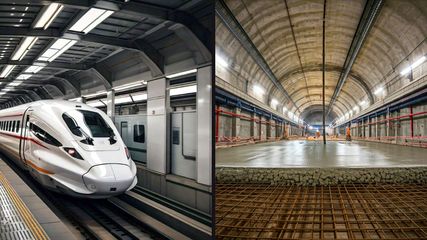 Mumbai-Ahmedabad Bullet Train: BKC Station's 1st Underground Base Slab Cast-How Deep Is It?