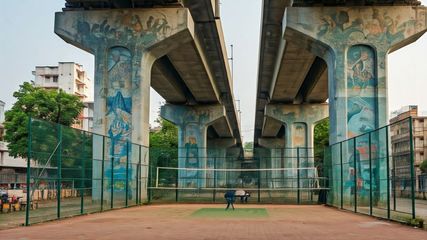 Ahmedabad: Sports Center Launched Under SIMS Railway Overbridge for Cricket, Football and More