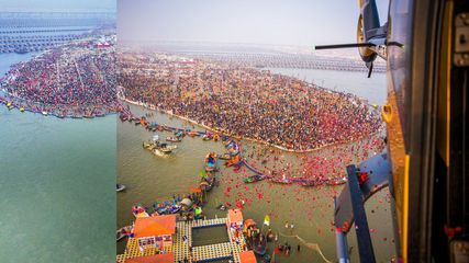 Experience Maha Kumbh 2025 from the Sky: Helicopter Rides at Just Rs 1,296