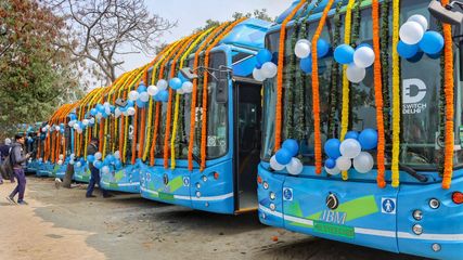 Delhi Govt to Launch Electric Buses for Noida Airport Passengers, Service to Start Soon