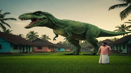 Dinosaurs in Palakkad? Kerala’s AI-Generated Villages Capture Hearts