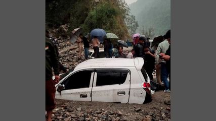Flash Floods in Chamoli: Vehicles Buried, Landslides Block Roads; Check Weather Forecast