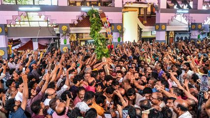 Thrissur Pooram 2025 Begins With Traditional Flag Hoisting Ceremony