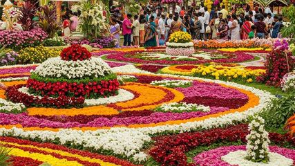 Ernakulam’s Vibrant Flower Fair 2025 Opens with Roses,  Beach Fun and Orchids
