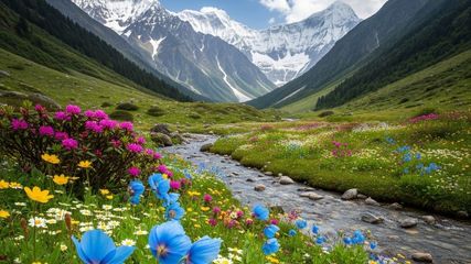 The Valley of Flowers Is Open for 2025: Know the Entry Fee, Trek Info, and Travel Tips