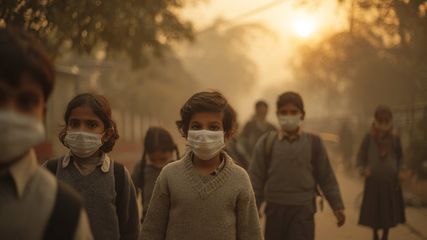 School Closures Due to Air Pollution in Delhi: Government Shifts Schools to Hybrid Model Amid Severe Smog