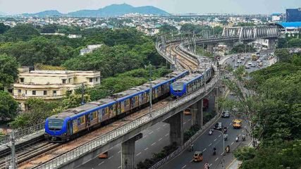 Chennai Metro: B4 Entrance Closed at Nandanam Station Due to Phase II Construction Work