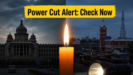 Power Cut Alert: Is Your Area on the Bengaluru and Chennai Shutdown List Today?