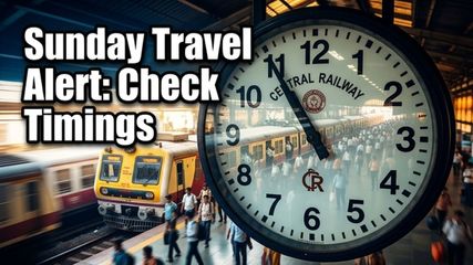Stuck in Mumbai This Sunday? Major Central Railway Mega Block Will Disrupt Your Travel Plans