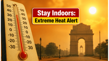 Delhi Heatwave Alert: Why You Must Stay Indoors as Mercury Hits 45°C