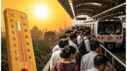Delhi Metro Heatwave Survival: The Secret Timing Hack to Avoid Peak Summer Rush