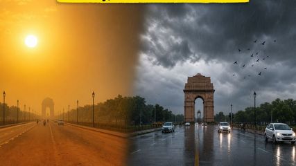 Finally Some Relief: Delhi Braces for Rain and Thunderstorms After Scorching Heatwave