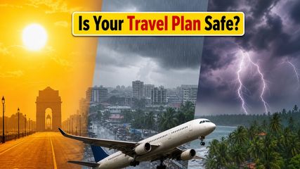 Delhi Heatwave vs. Southern Rains: Is Your Travel Plan at Risk Today?