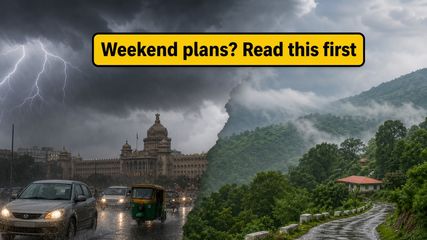 Weekend plans in Karnataka? Why you must check this weather alert first