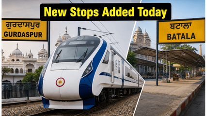 Major Route Change: Amritsar-Katra Vande Bharat Express Adds New Stops for Pilgrims