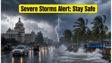 Heavy Rain Alert: Bengaluru and Kerala Brace for Severe Storms and Travel Chaos